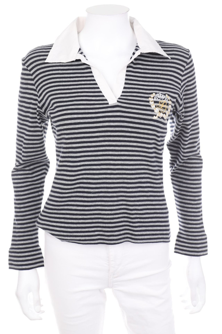 PAUL & SHARK - Langarm-Polo-Shirt mit Logo-Stickerei - L