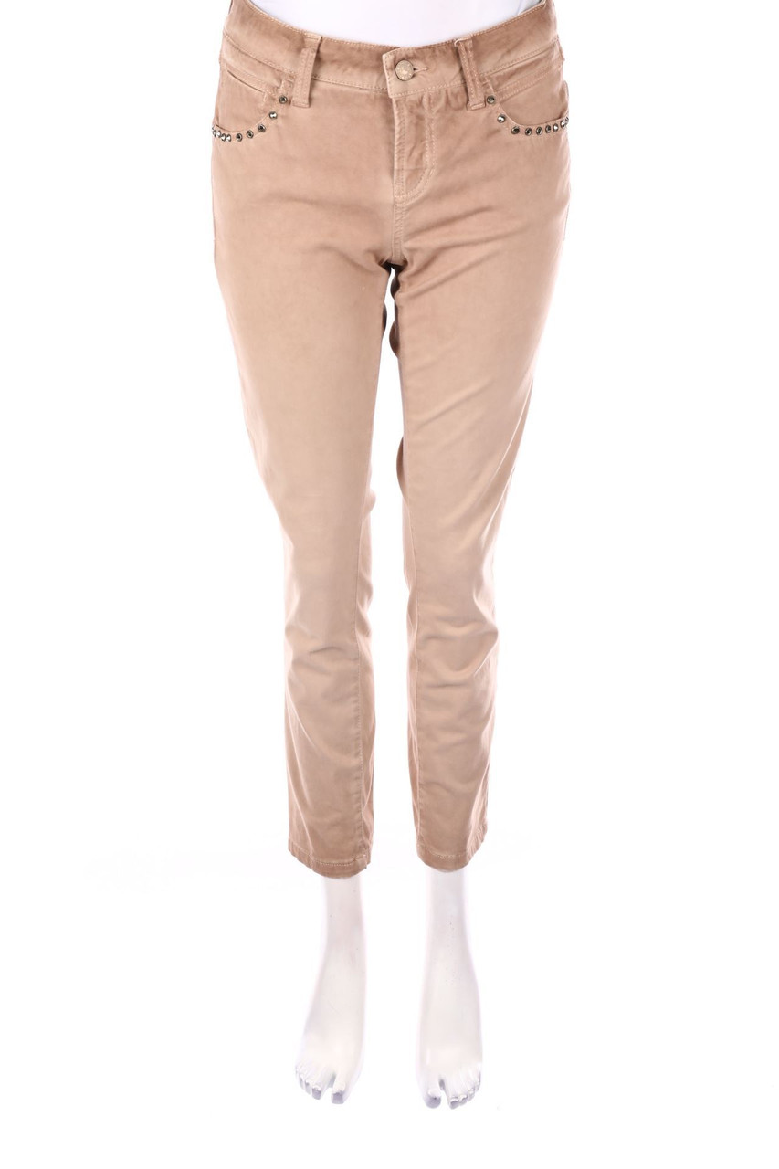 CAMBIO - Slim Jeans with Rhinestones - D 38