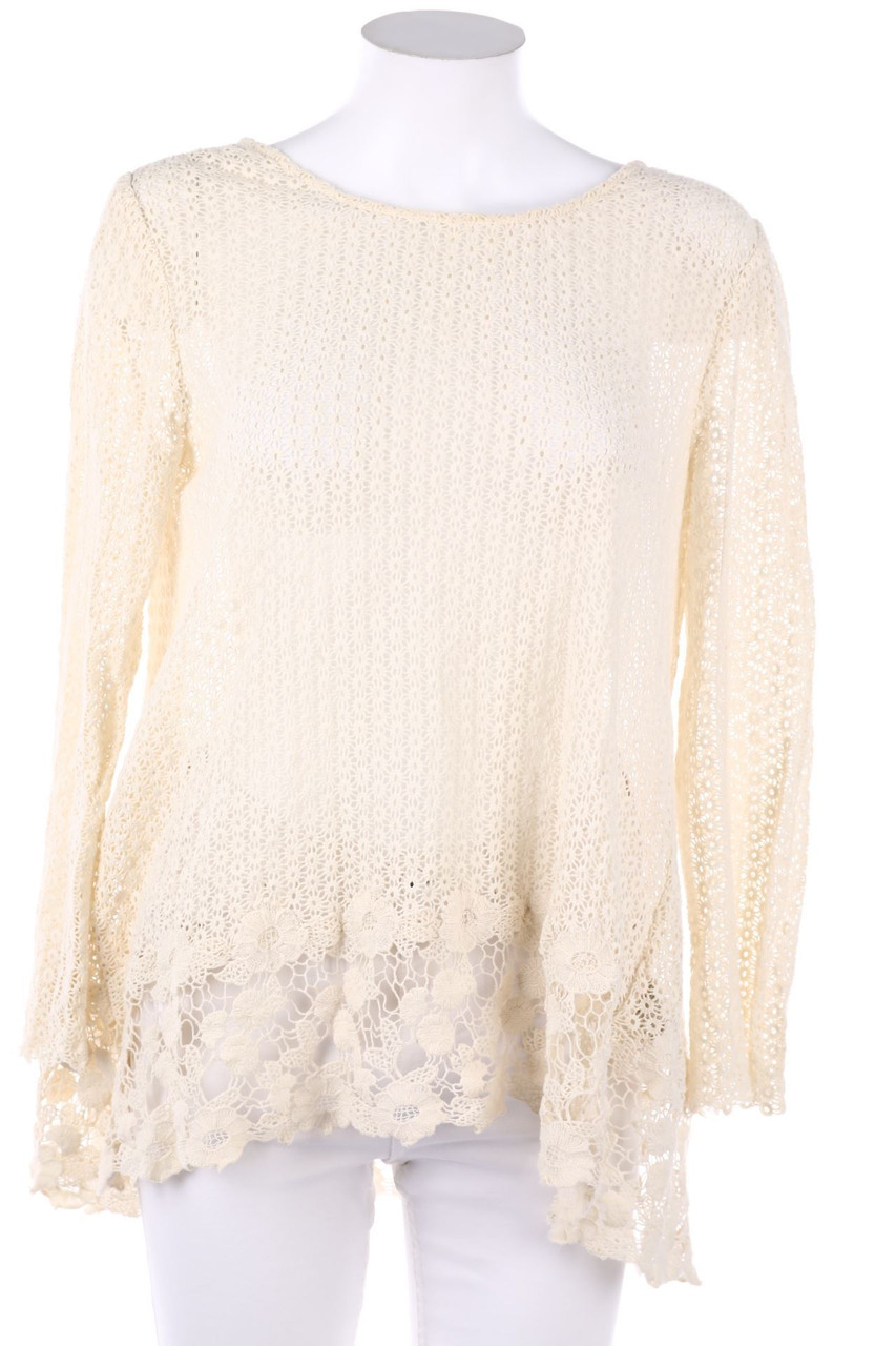 stella forest - Tunika-Bluse aus Lochstrick - D 40