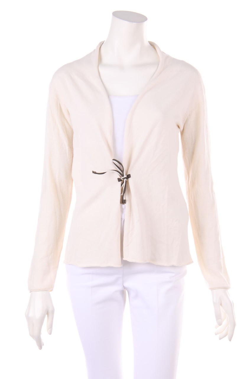 LAMBERTO LOSANI - Baumwoll-Cardigan zum Knoten - S