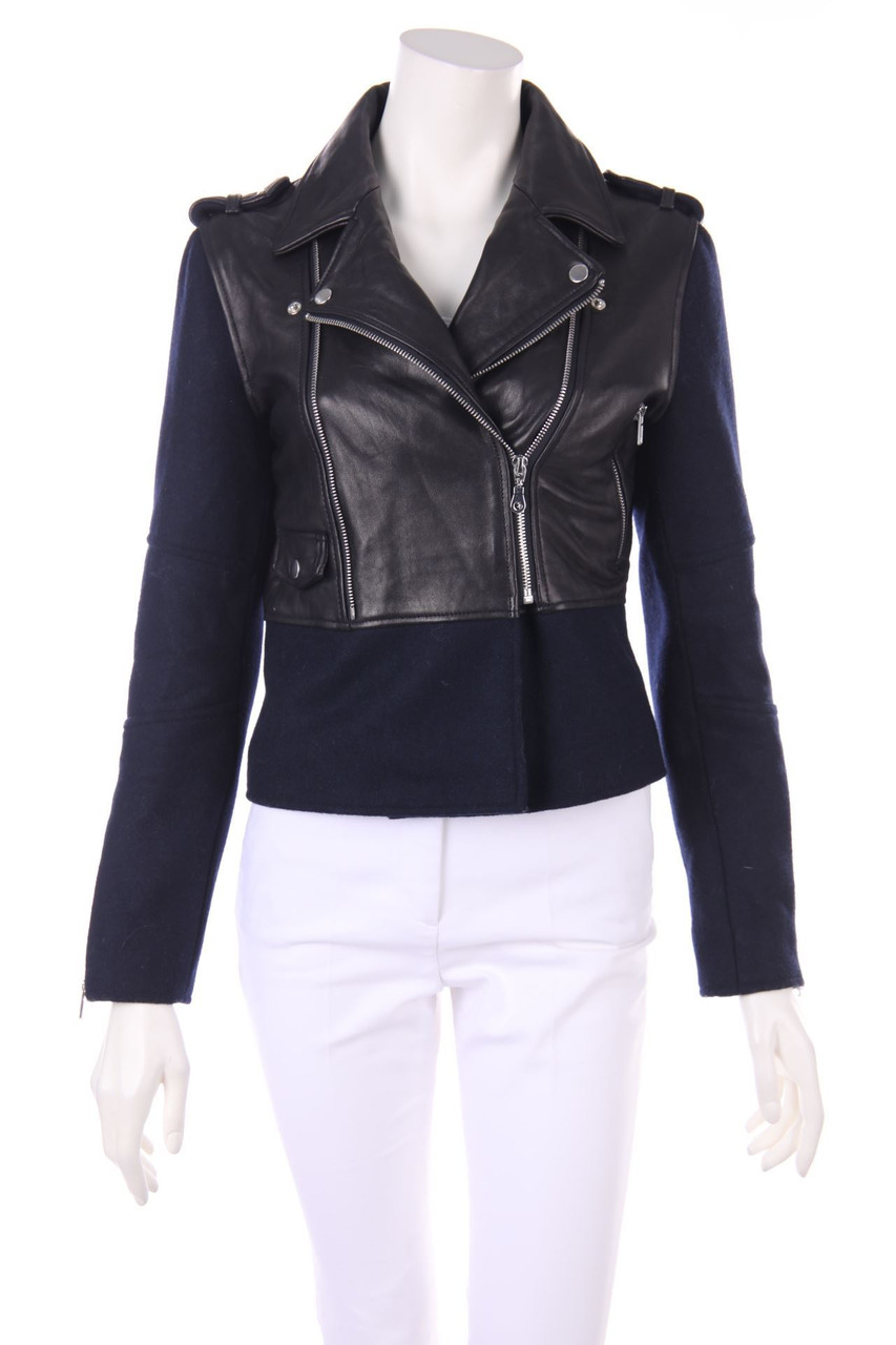 CLAUDIE PIERLOT - Lederjacke im Biker-Stil - D 38