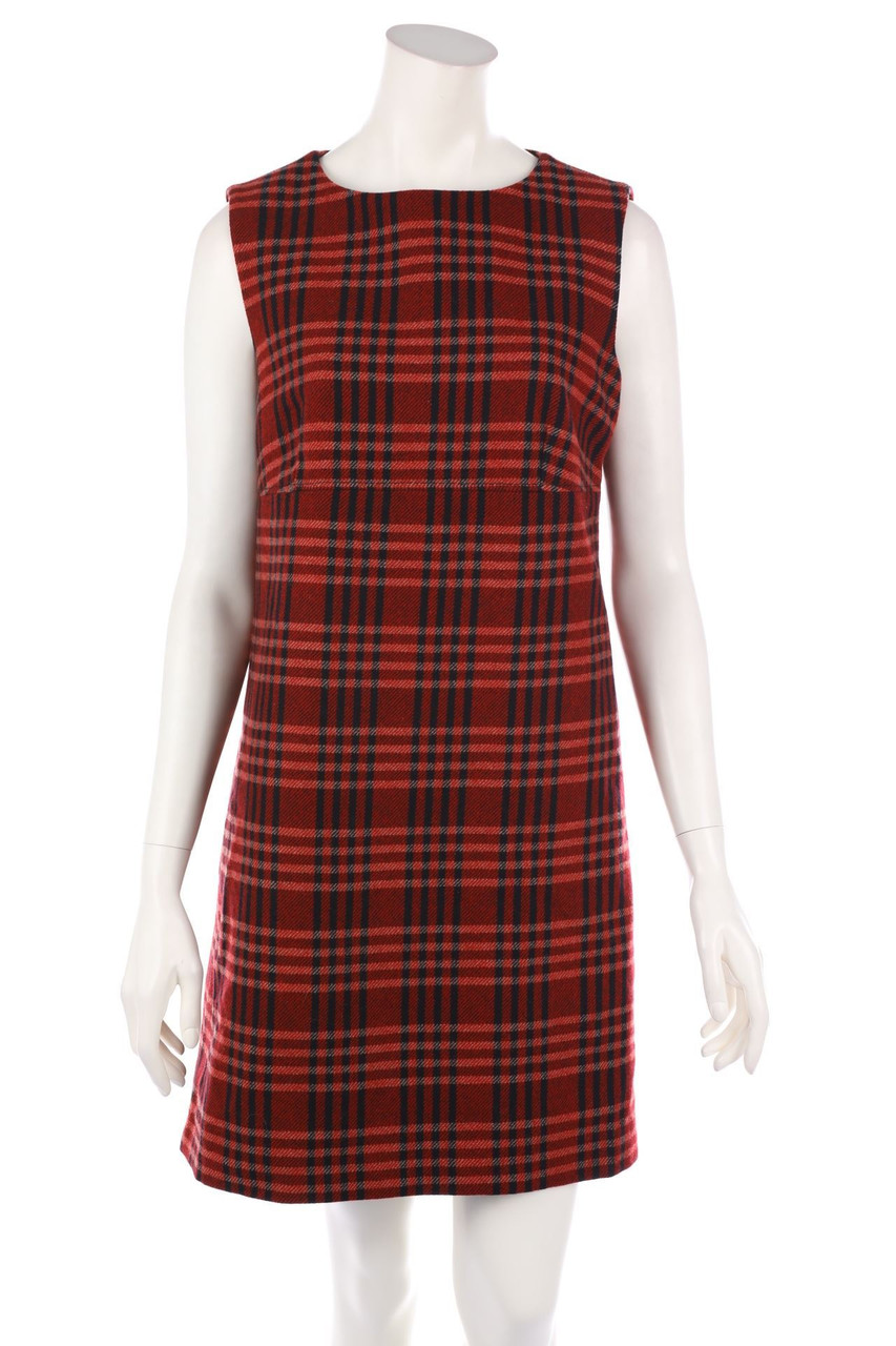 Marc O´Polo - Etui-Kleid aus Woll-Mix mit Karo-Muster - D 40