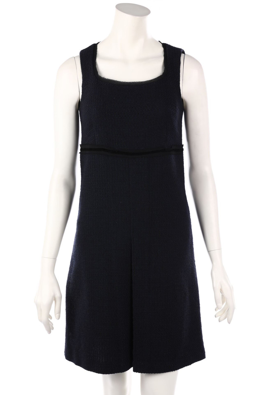 CAROLL - Bouclé-Etui-Kleid mit Applikationen - D 34