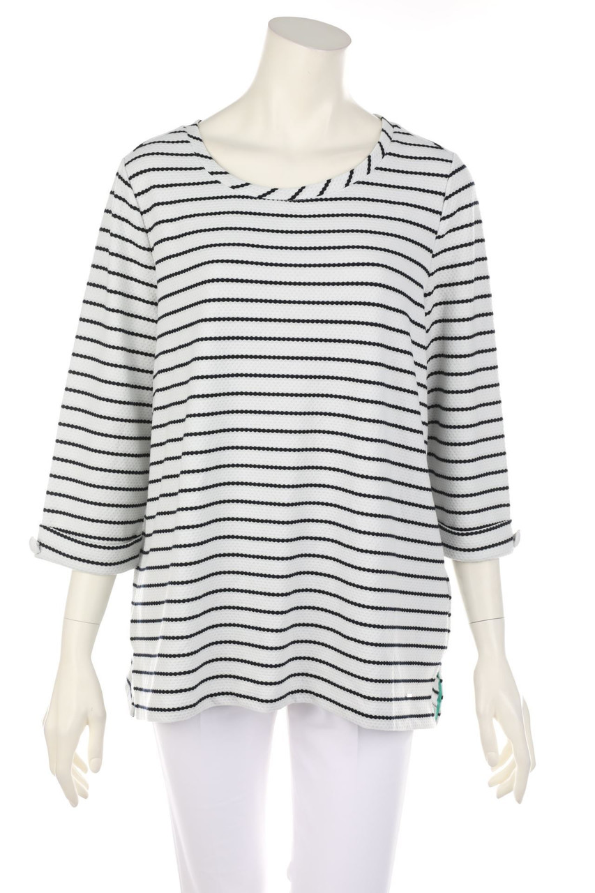 TAIFUN - 3/4-Arm-Shirt mit Streifen - D 44