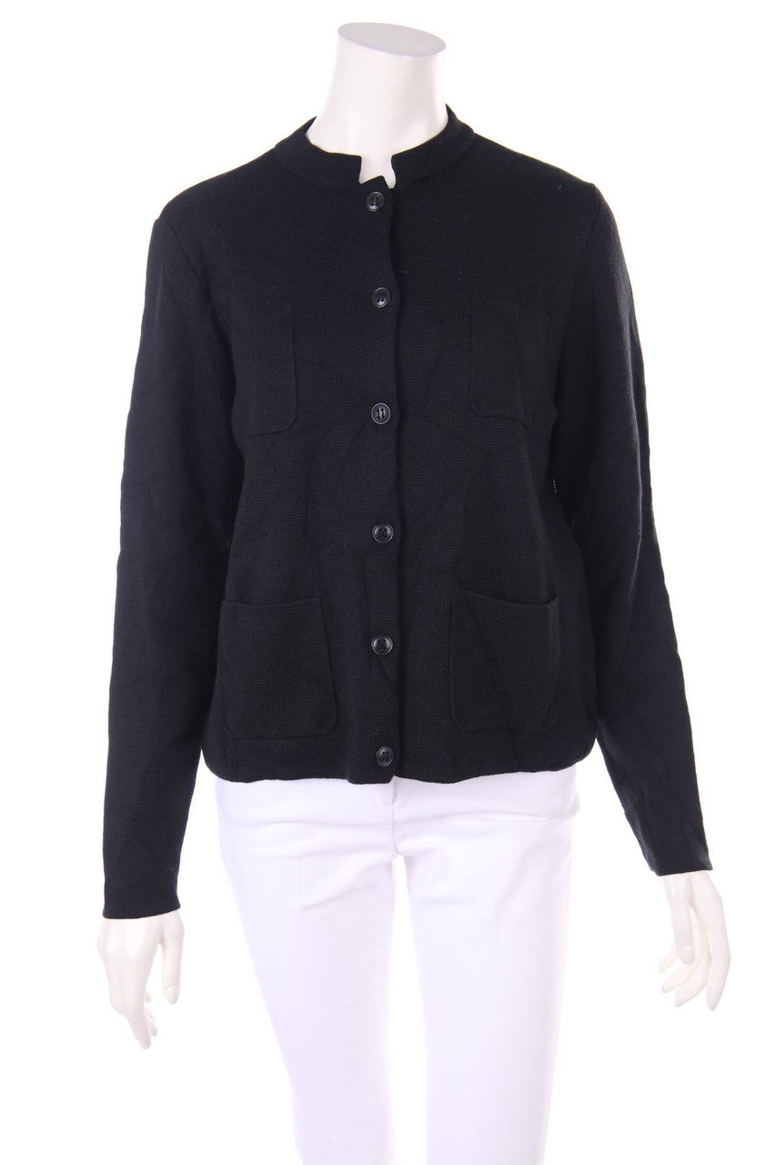 sibin linnebjerg - Cardigan, Wool-Blend with Patch Pockets - M