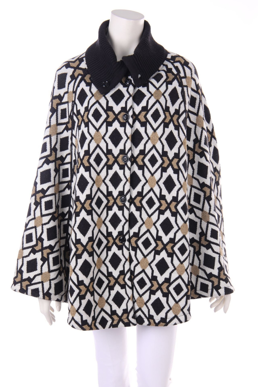 GUESS by Marciano - Wende-Cape aus Woll-Mix mit Metallic-Effekt - D 38