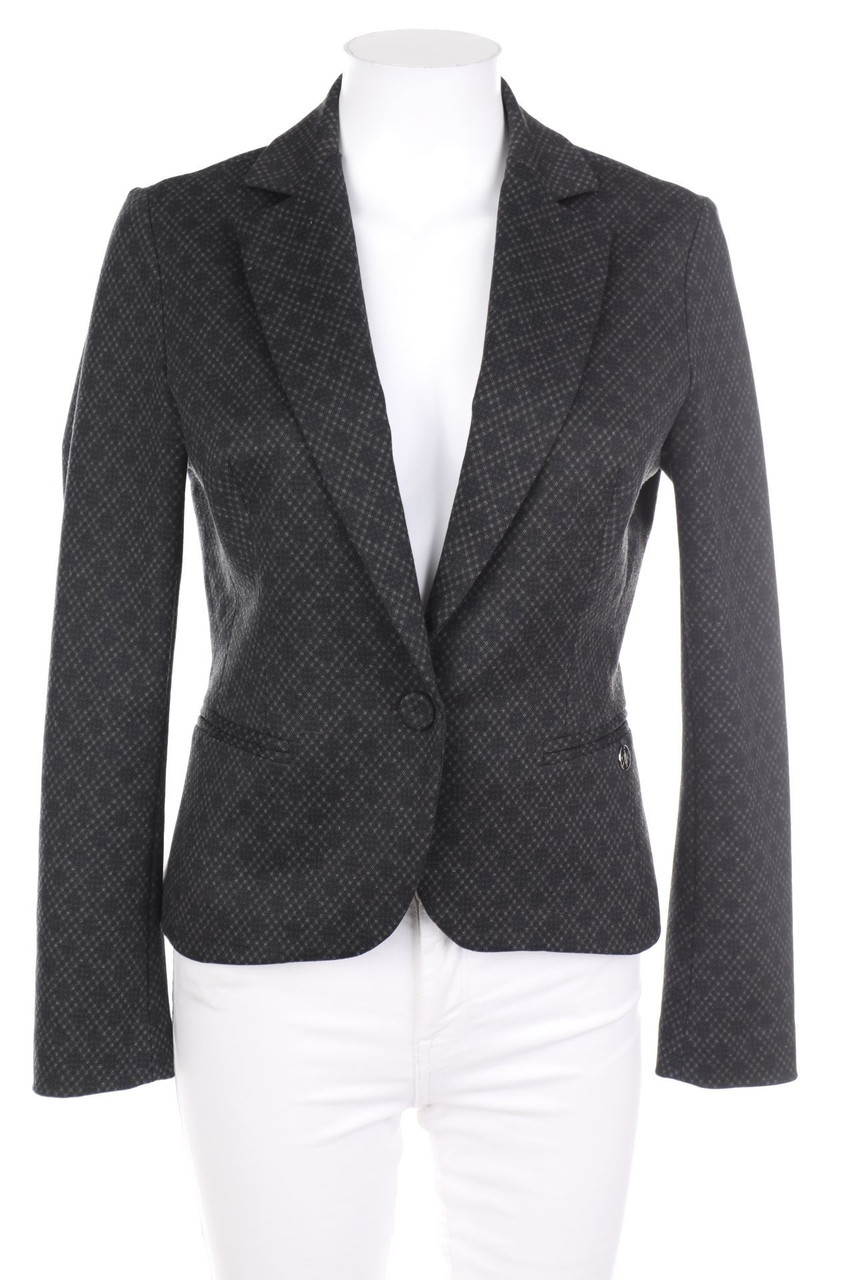 REBEKA ROSS - Jersey Blazer with Geo Pattern - D 36