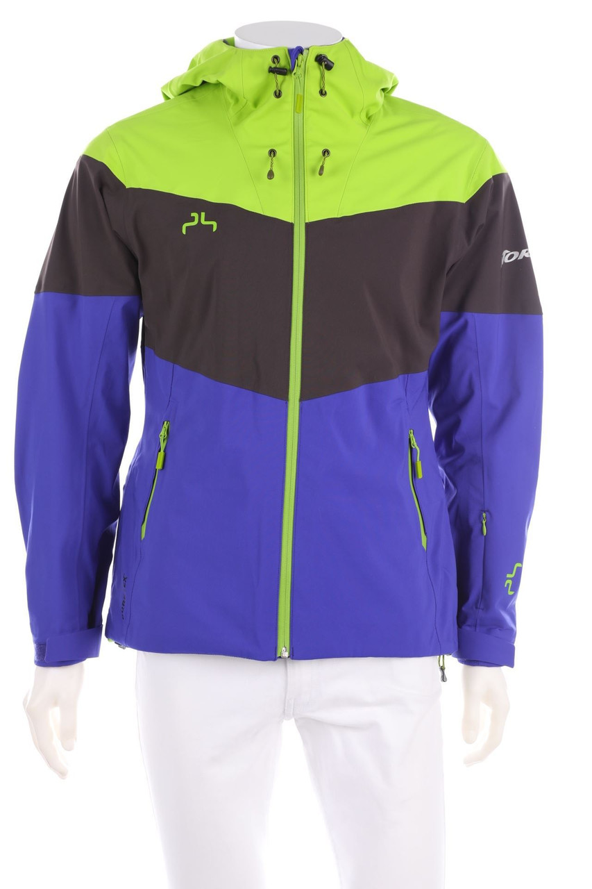 POWDERHORN - Jacket skiing with Logo-Print - M