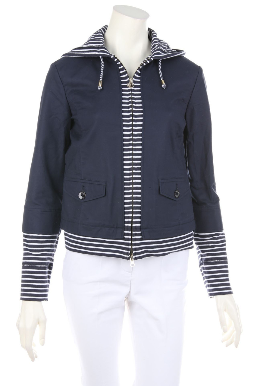 AJ ARMANI JEANS - Hoodie, Layer Look with Logo Plaque - D 34