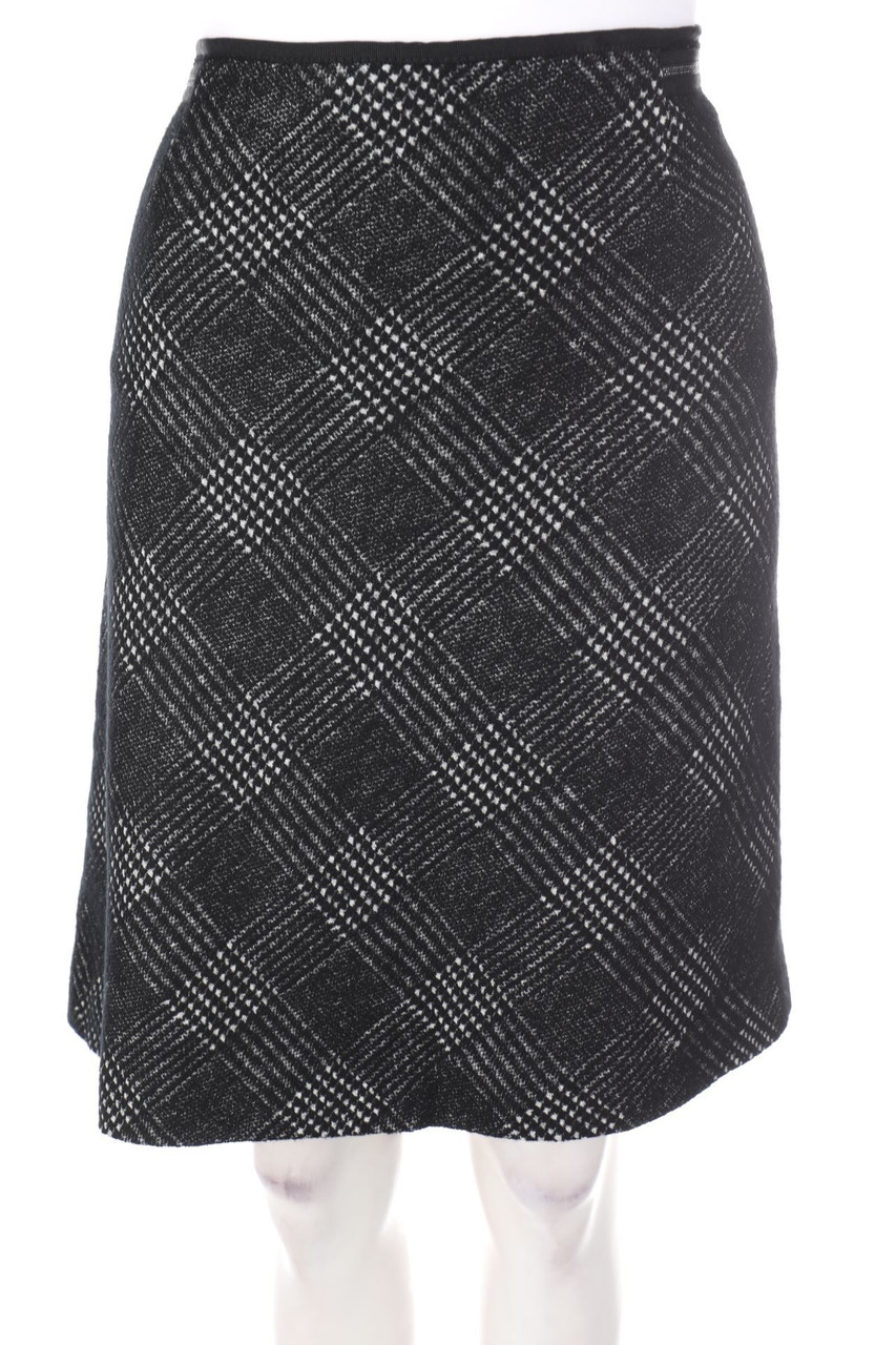 RIANI - Skirt, Checked, Virgin Wool Mix - D 42