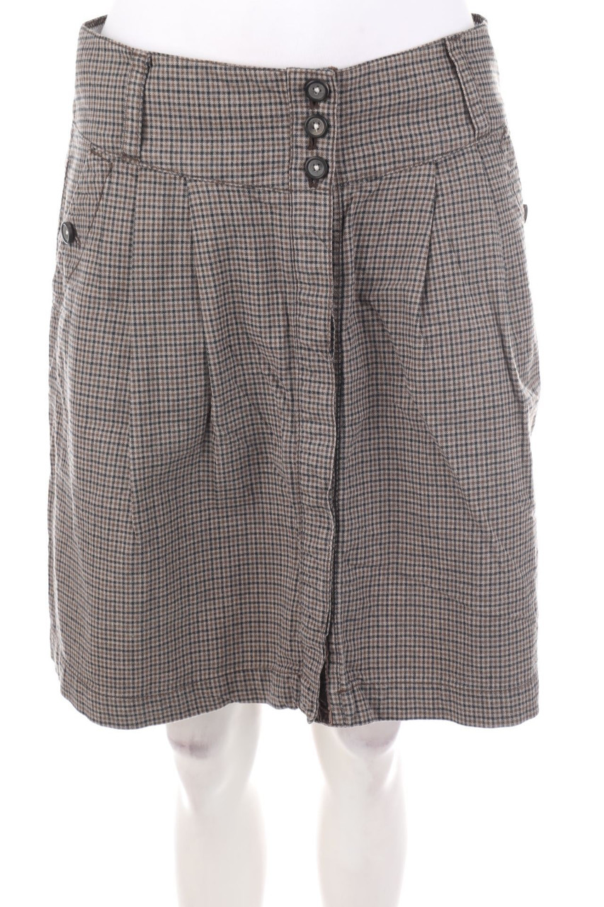 Marc O´Polo - Pleated Mini-Skirt, Checked - D 36
