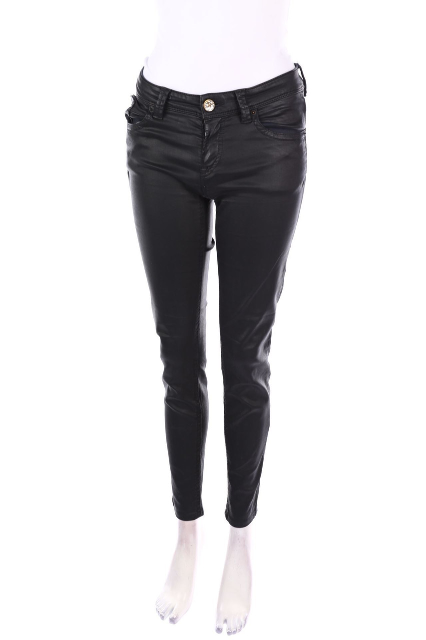 RAFFAELLO ROSSI - Coated-Slim Jeans with Stretch - D 36