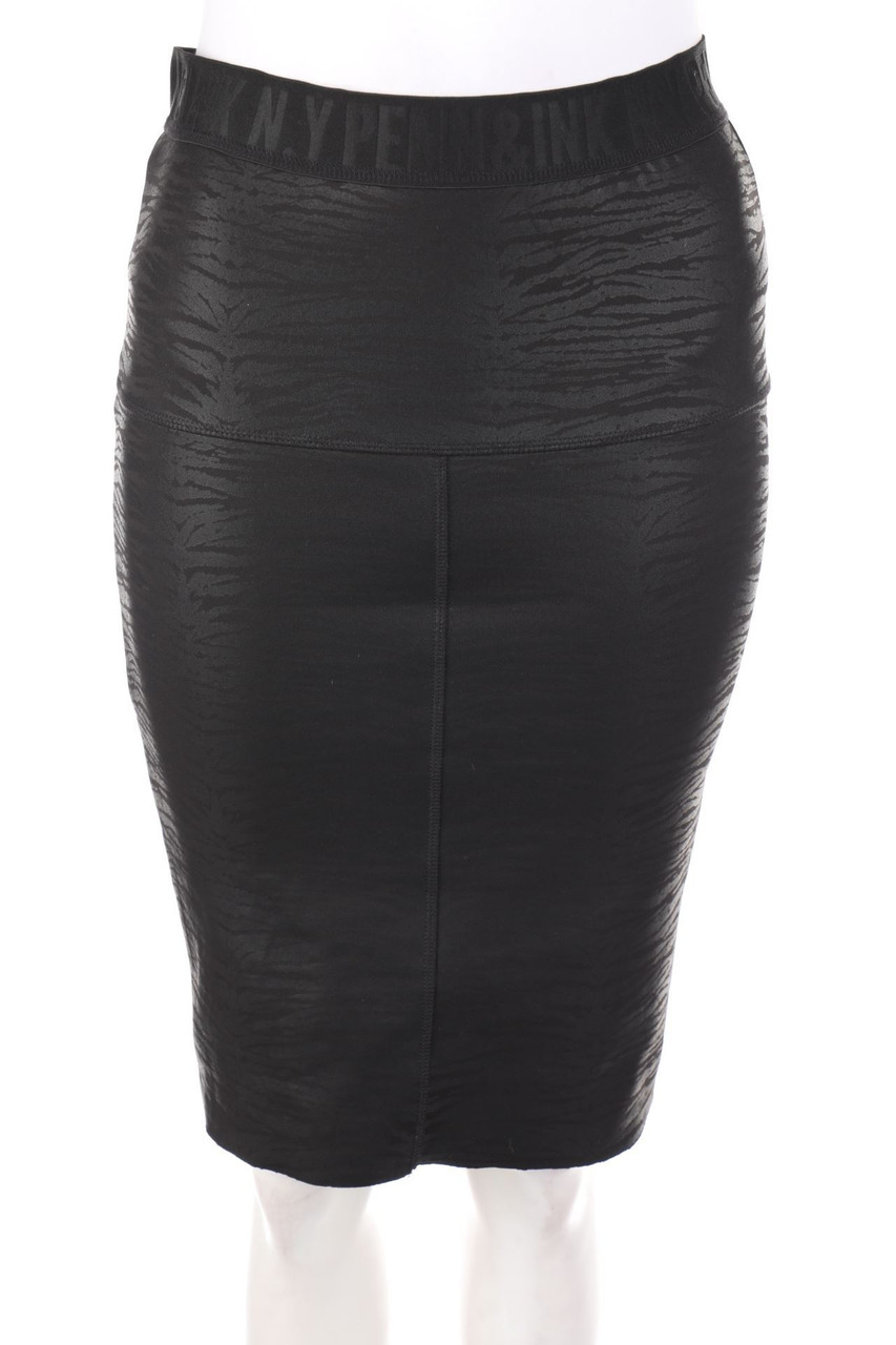 PENN&INK NY - Skirt, Jersey with Animal Print - XS