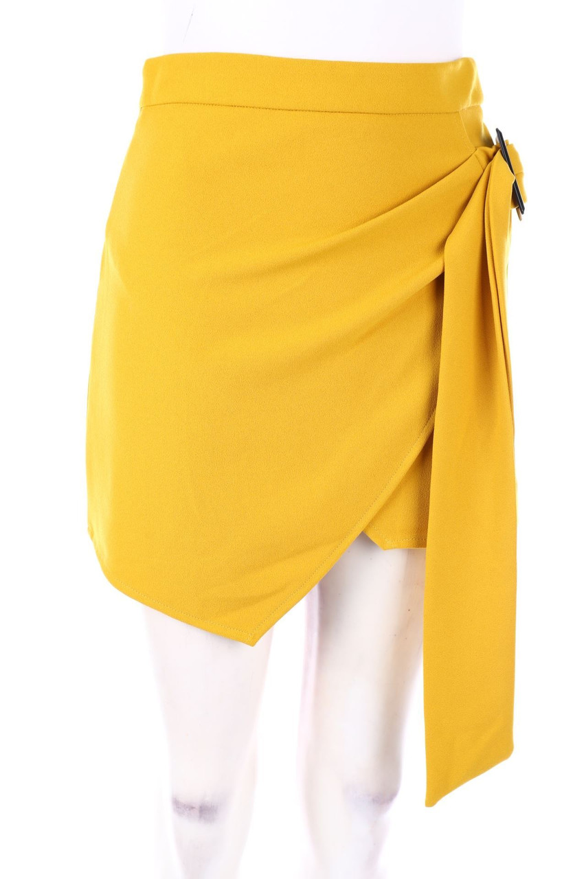 FUTUR3 - Skirt with Wrap-Effect - XS