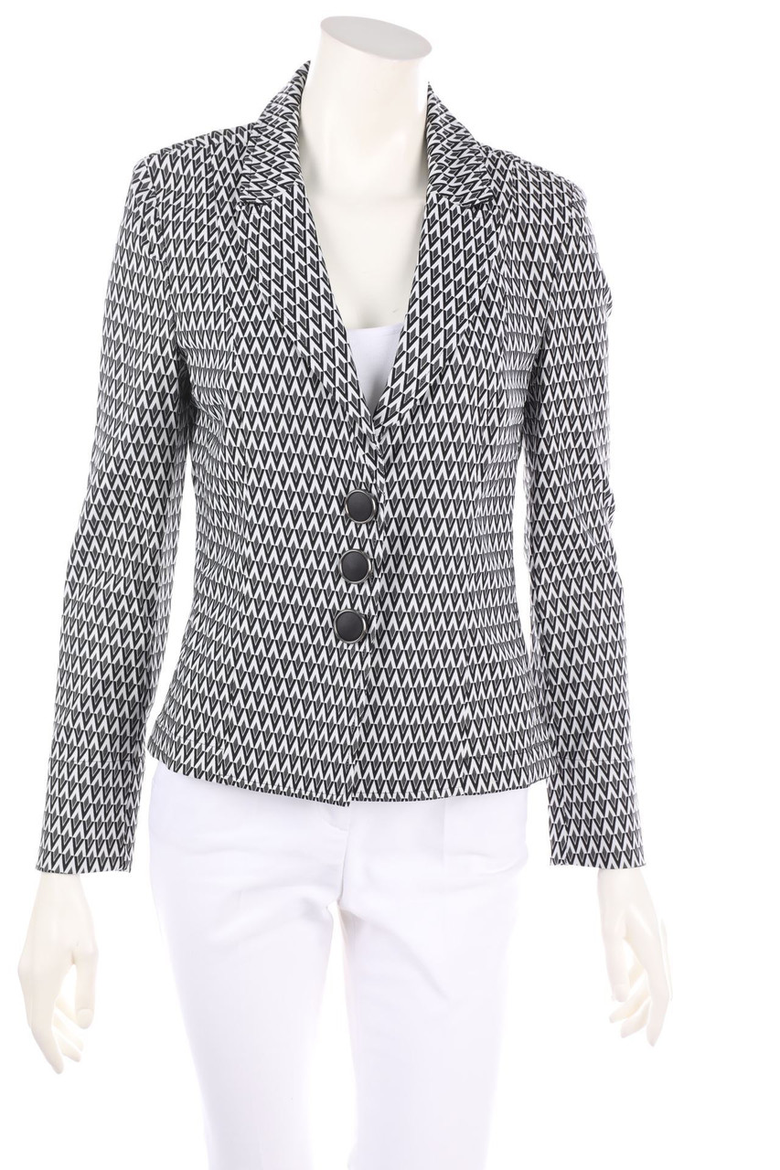 AIRFiELD - Print-Blazer mit Reverskragen mit Stretch - D 36