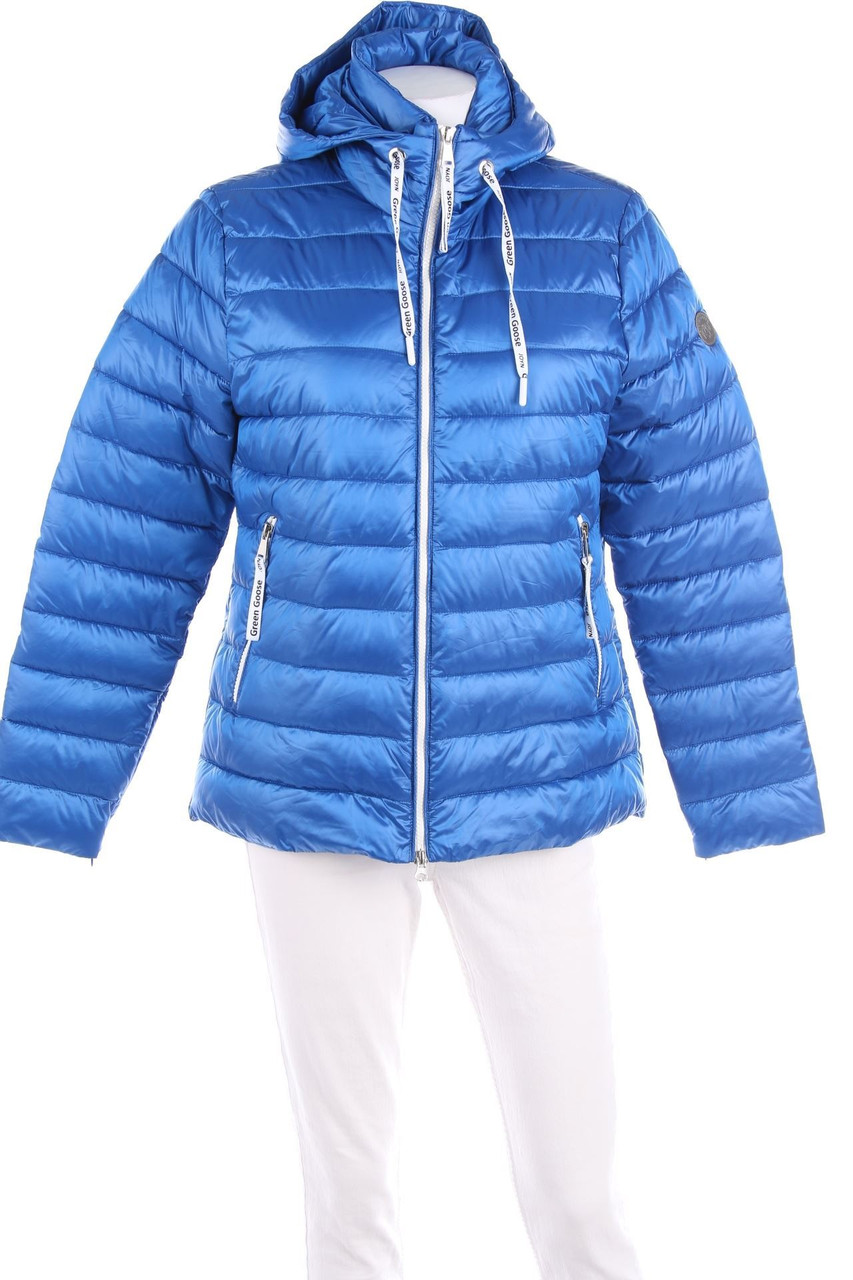 Green Goose - Puffer Jacket with Logo Patch - D 38