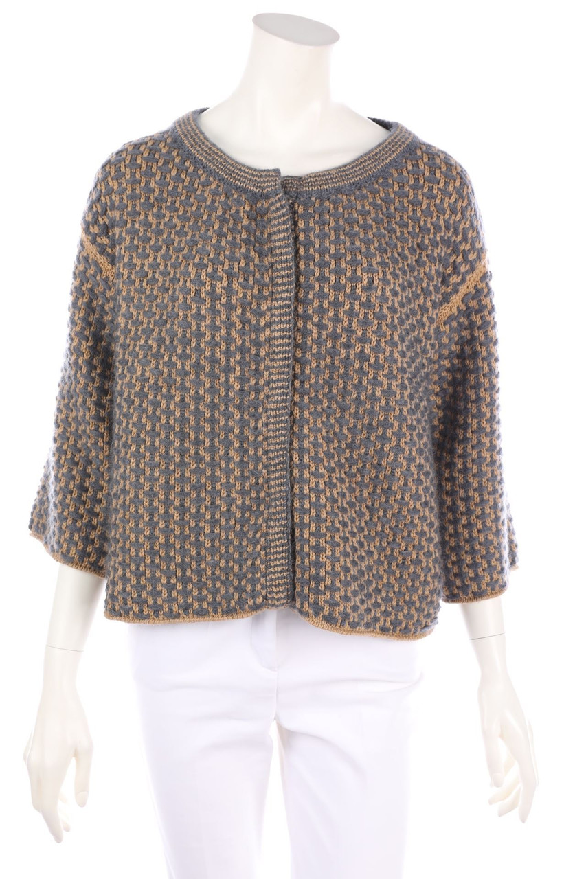 FALCONERI - Grobstrick-Cardigan aus Woll-Mix mit Mohair - M