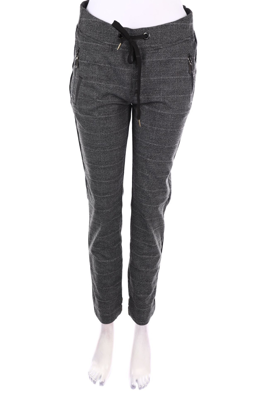 MOS MOSH - Jogger-Hose mit Karo-Muster - D 36