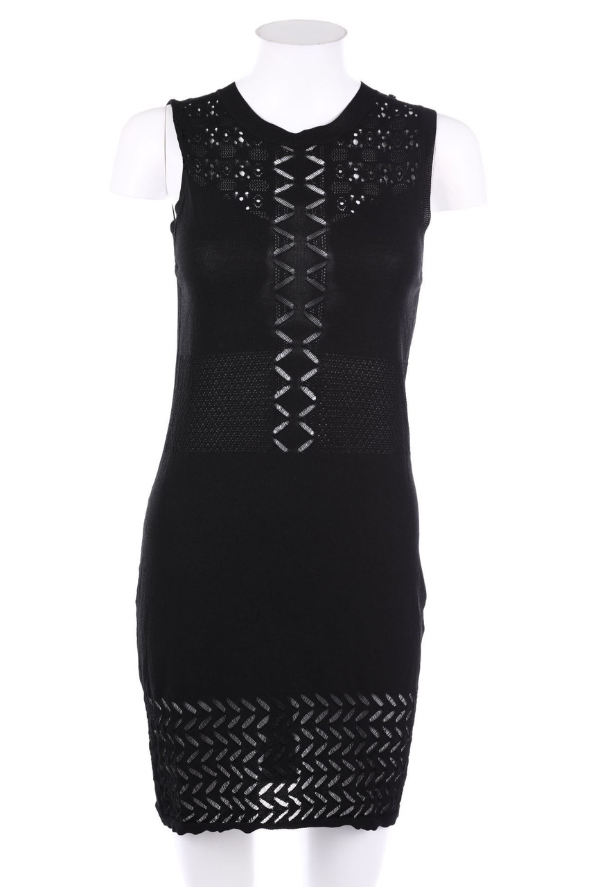 DIESEL - Knit Dress with Open Knit Details - XS