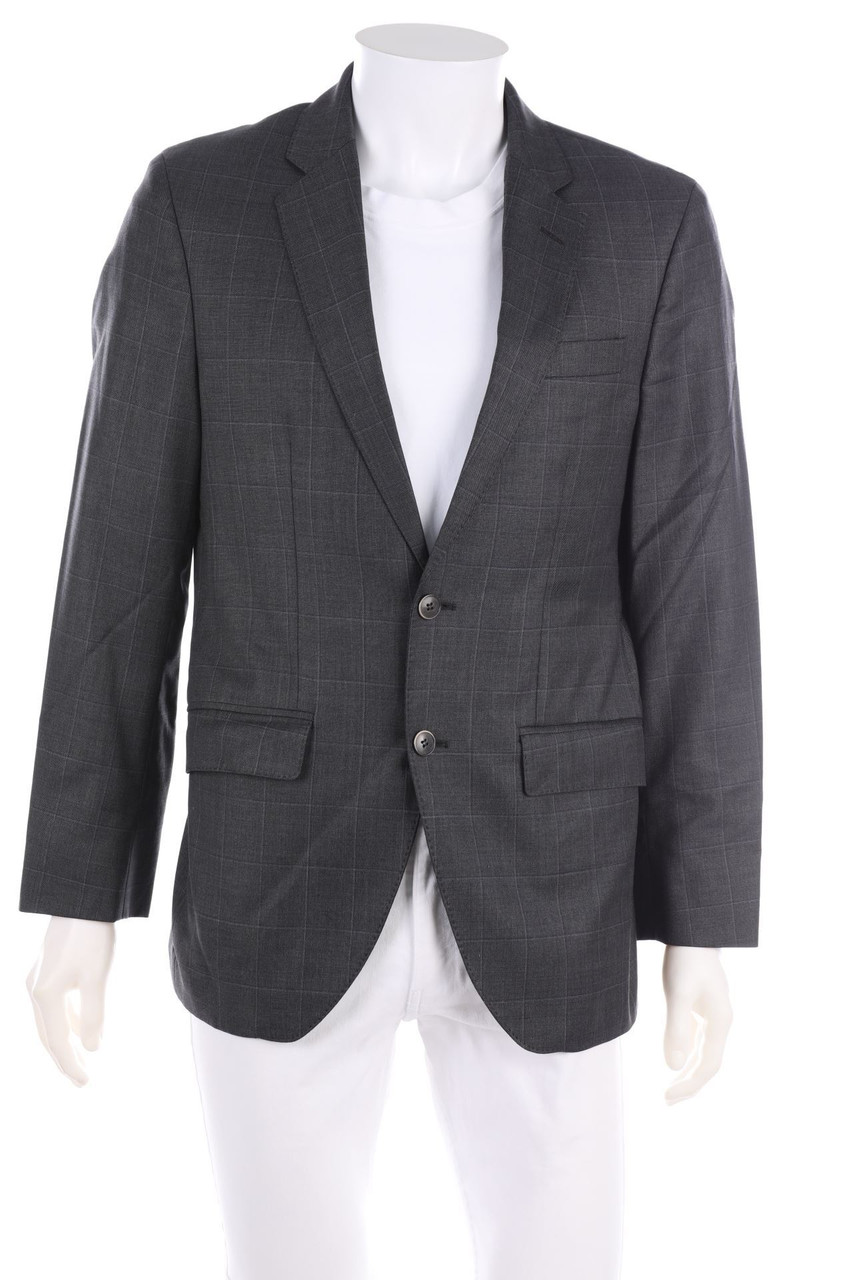 HACKETT LONDON - Sakko aus Woll-Tuch mit Karo-Muster - 50