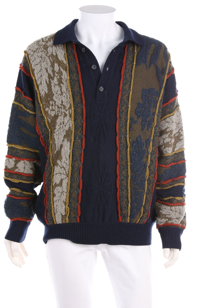 CARLO COLUCCI - Vintage-pullover, Virgin Wool Mix - 54