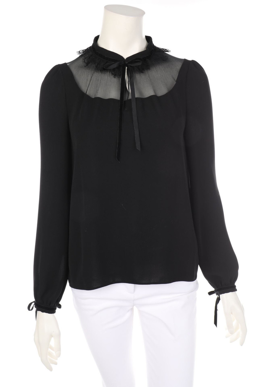 TARA JARMON - Blouse with Silk Details - D 34