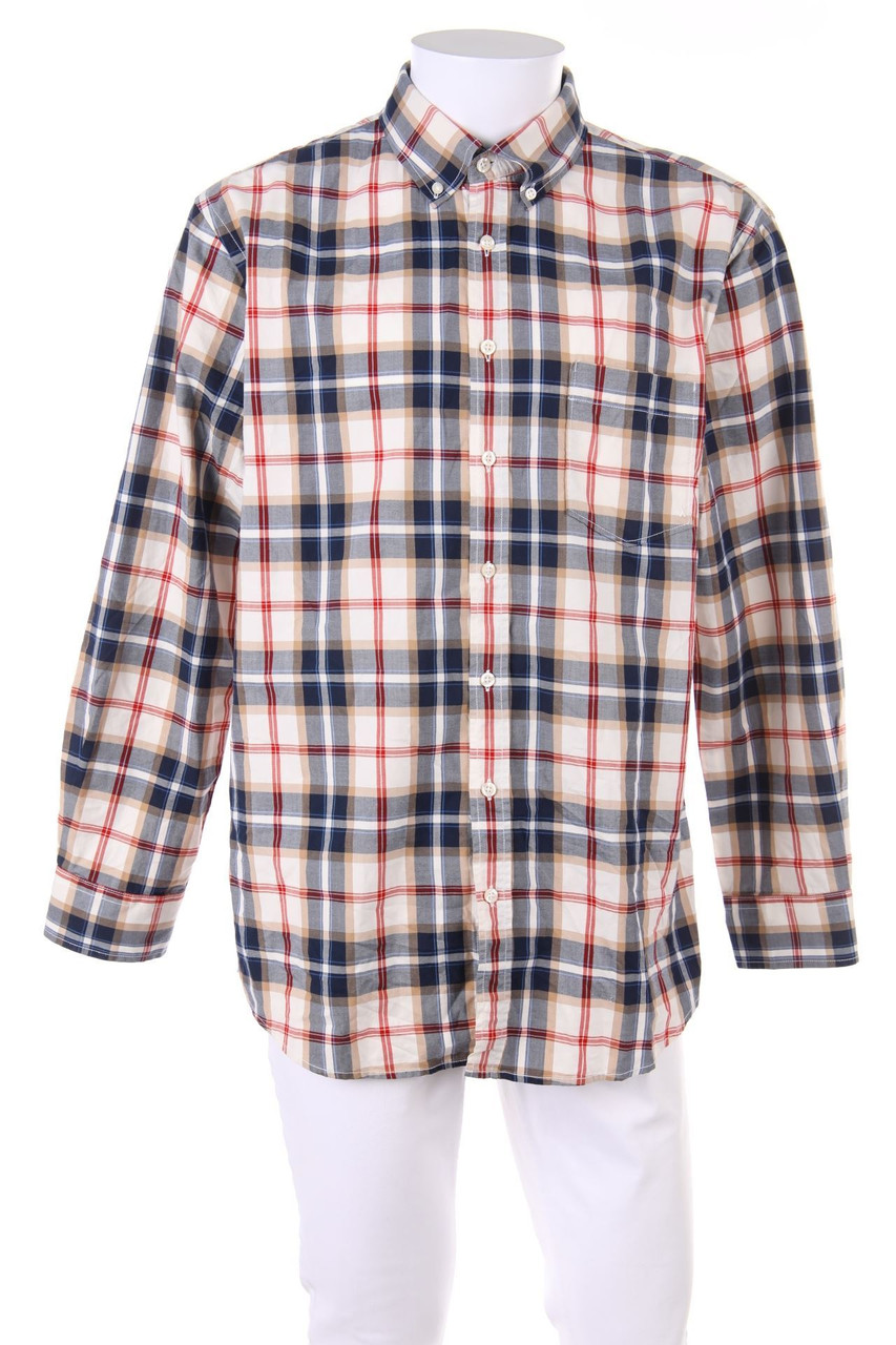 BRAX FEEL GOOD - kariertes Button-down-Hemd - L