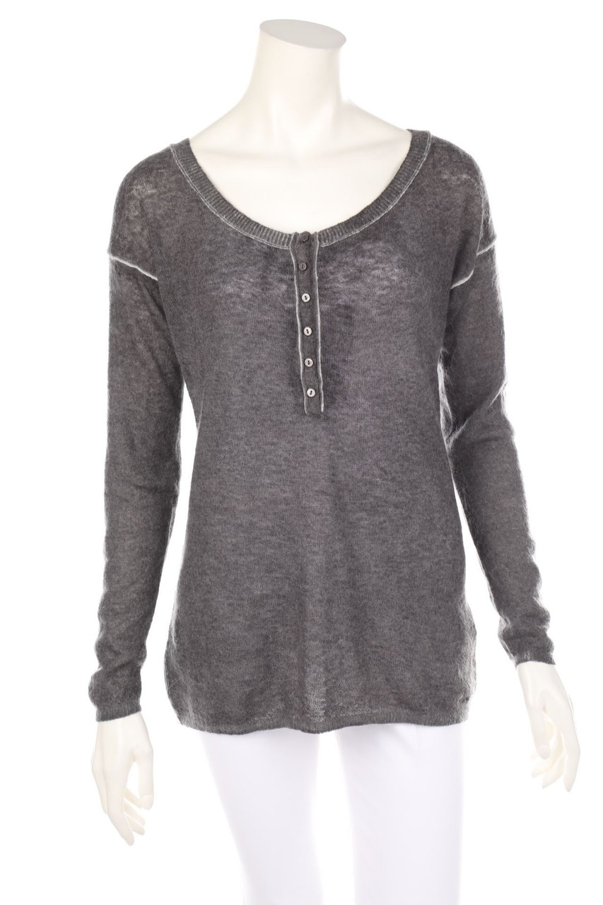 Marc O´Polo - Garment Dyed-Strick-Pullover mit Mohair - M