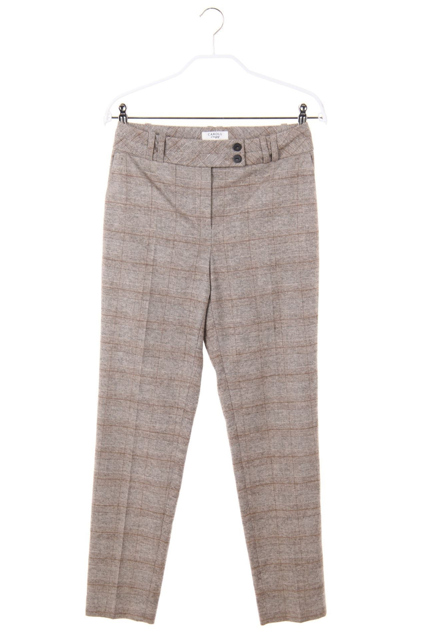 CAROLL - Pants, Checked - D 34