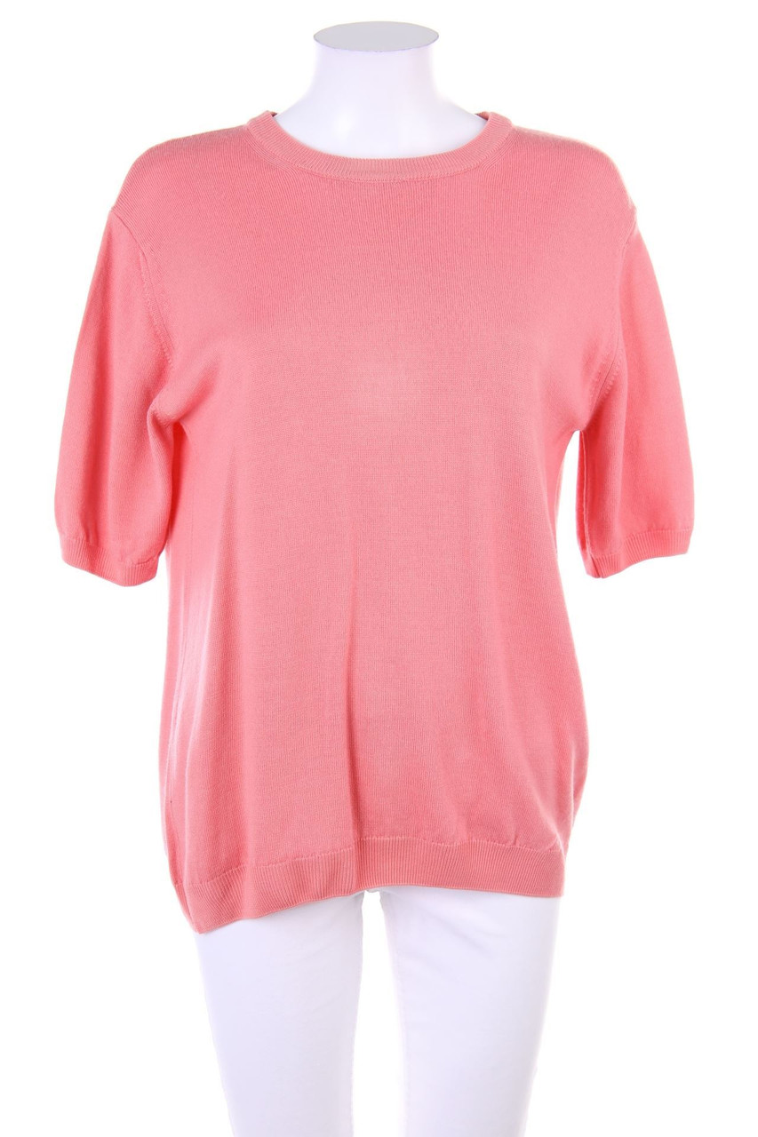 Peter Hahn - Kurzarm-Strick-Pullover - XL