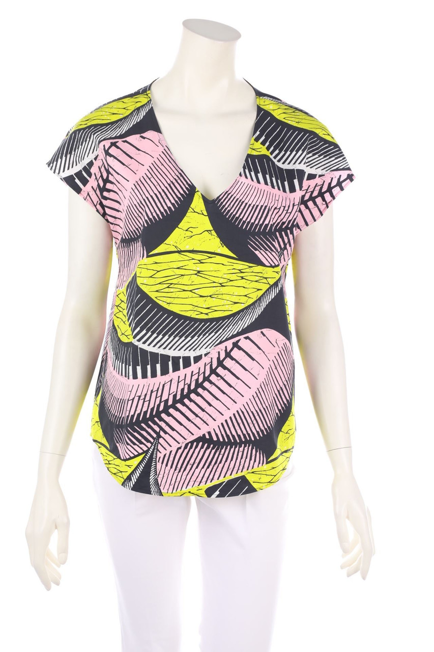 MARC CAIN - Cotton Blouse with Print - D 36