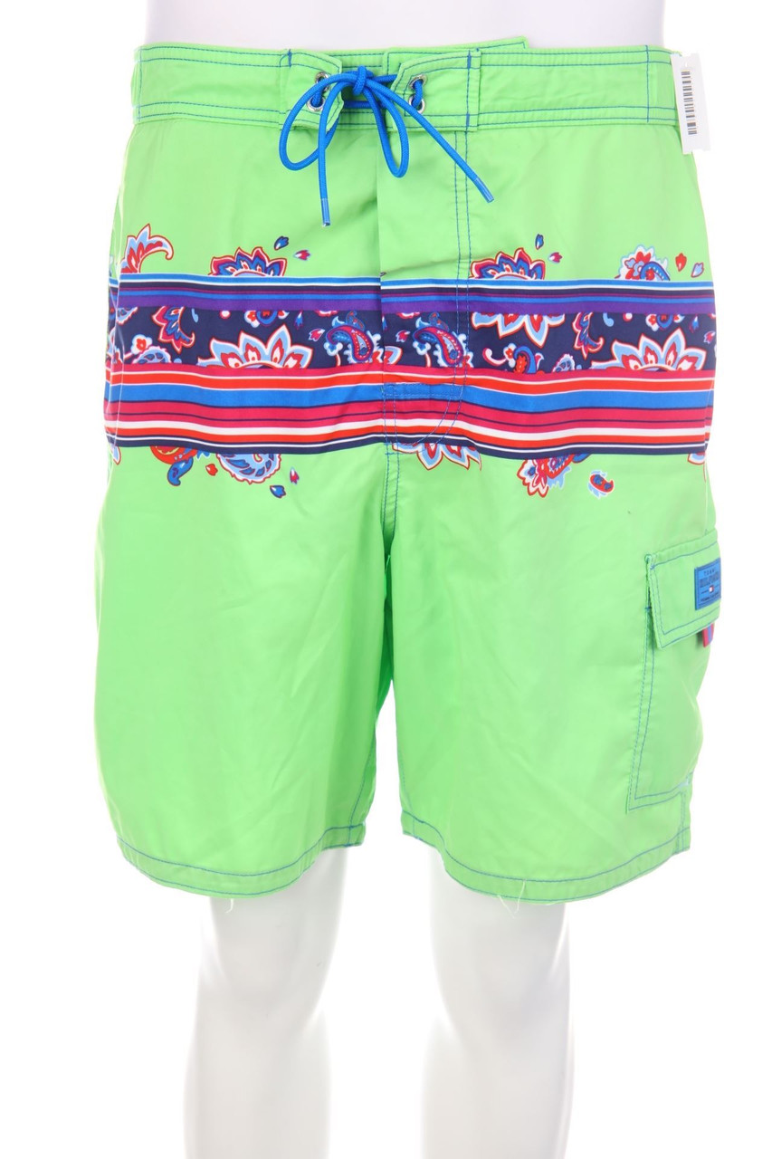 TOMMY HILFIGER - Schwimm-Shorts mit Print - M