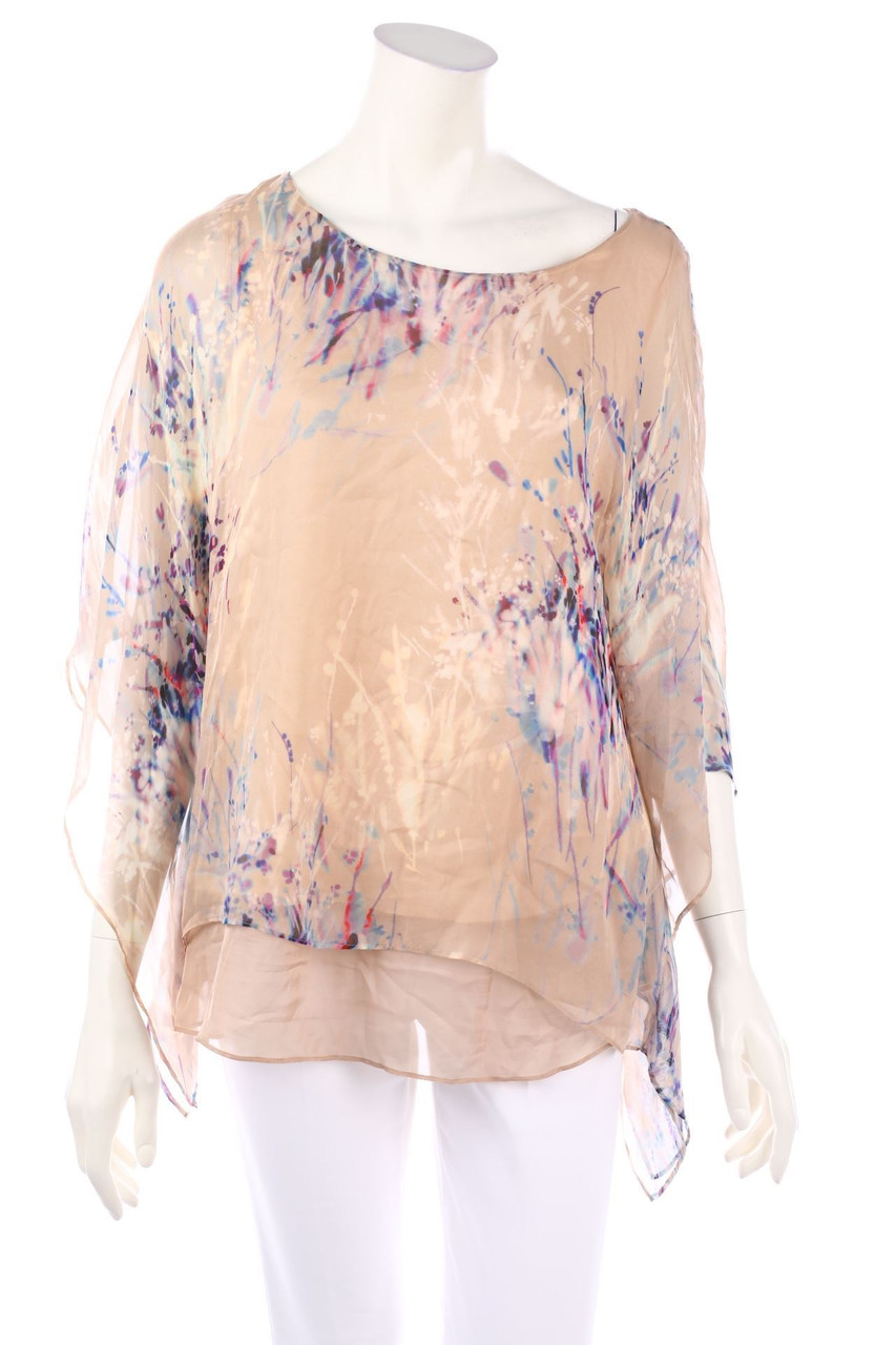 Phase Eight - Bluse im Layer Look mit Blumen-Print - D 42