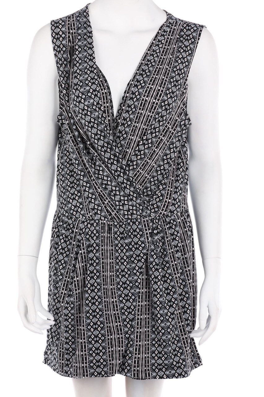 BCBGENERATION - dress with Wrap-Effect with Geo Pattern - L