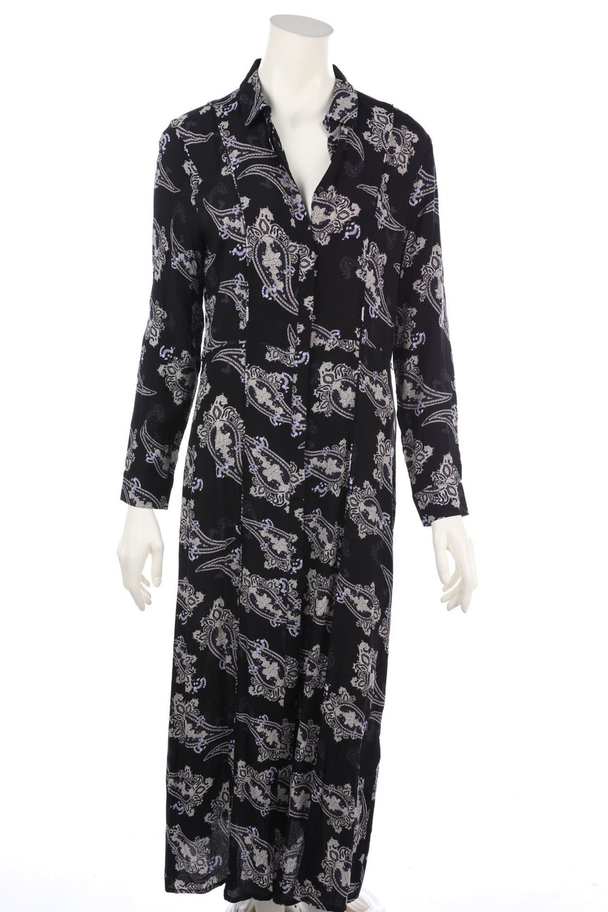 YAYA - Shirt Dress with Paisley Print - D 38