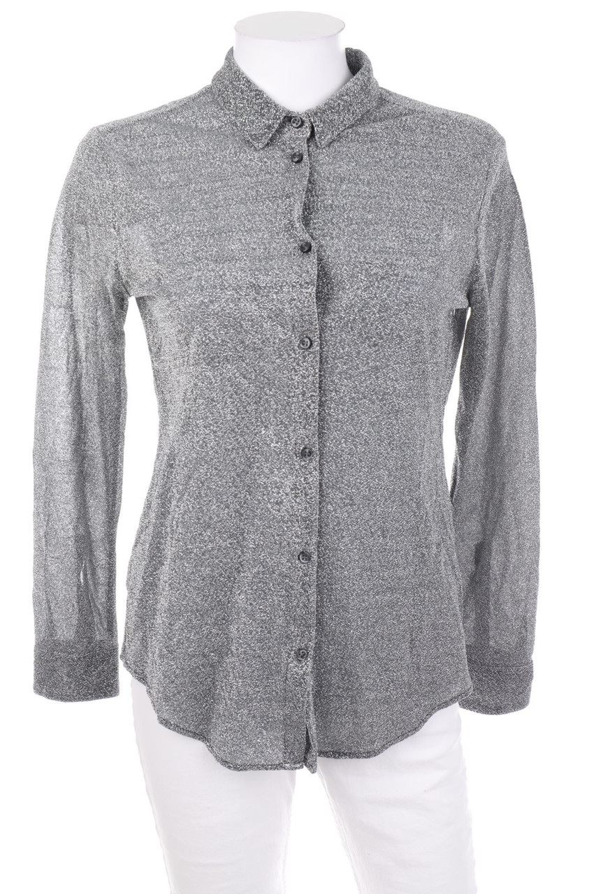 Ottod´Ame - Glitzer-Hemd-Bluse - D 38