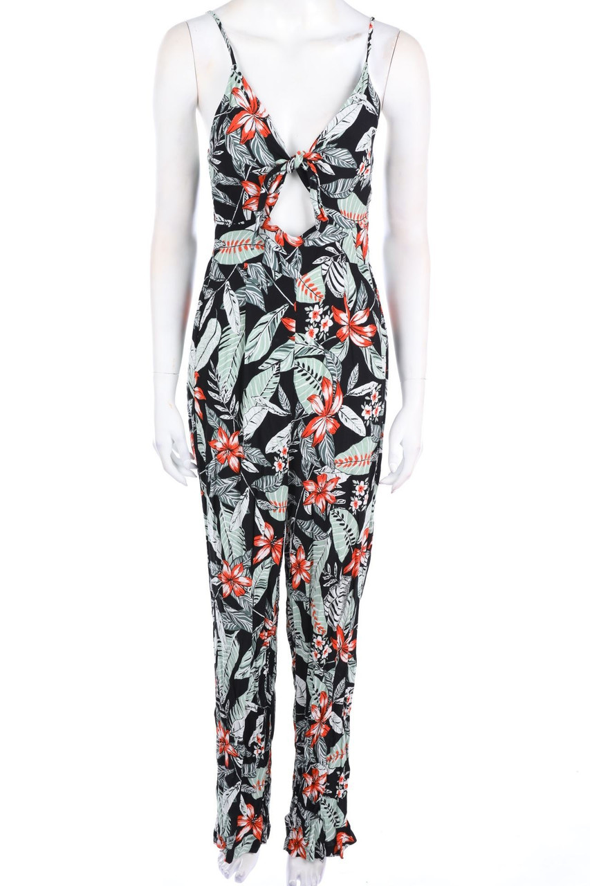 MINKPINK - Print-Jumpsuit with Cut-Out - M