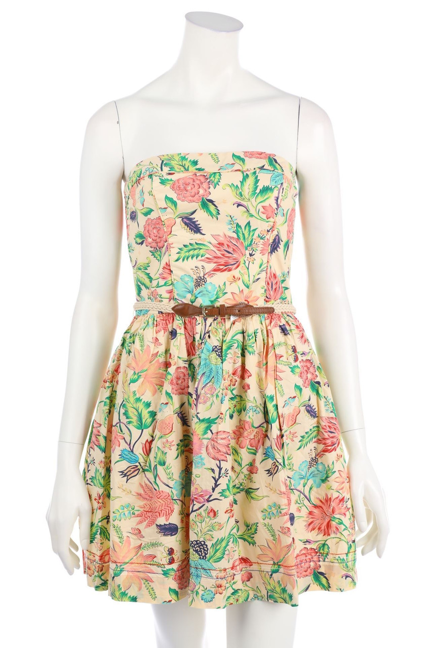 Hilfiger Denim - Mini Dress with Tropical Print - L