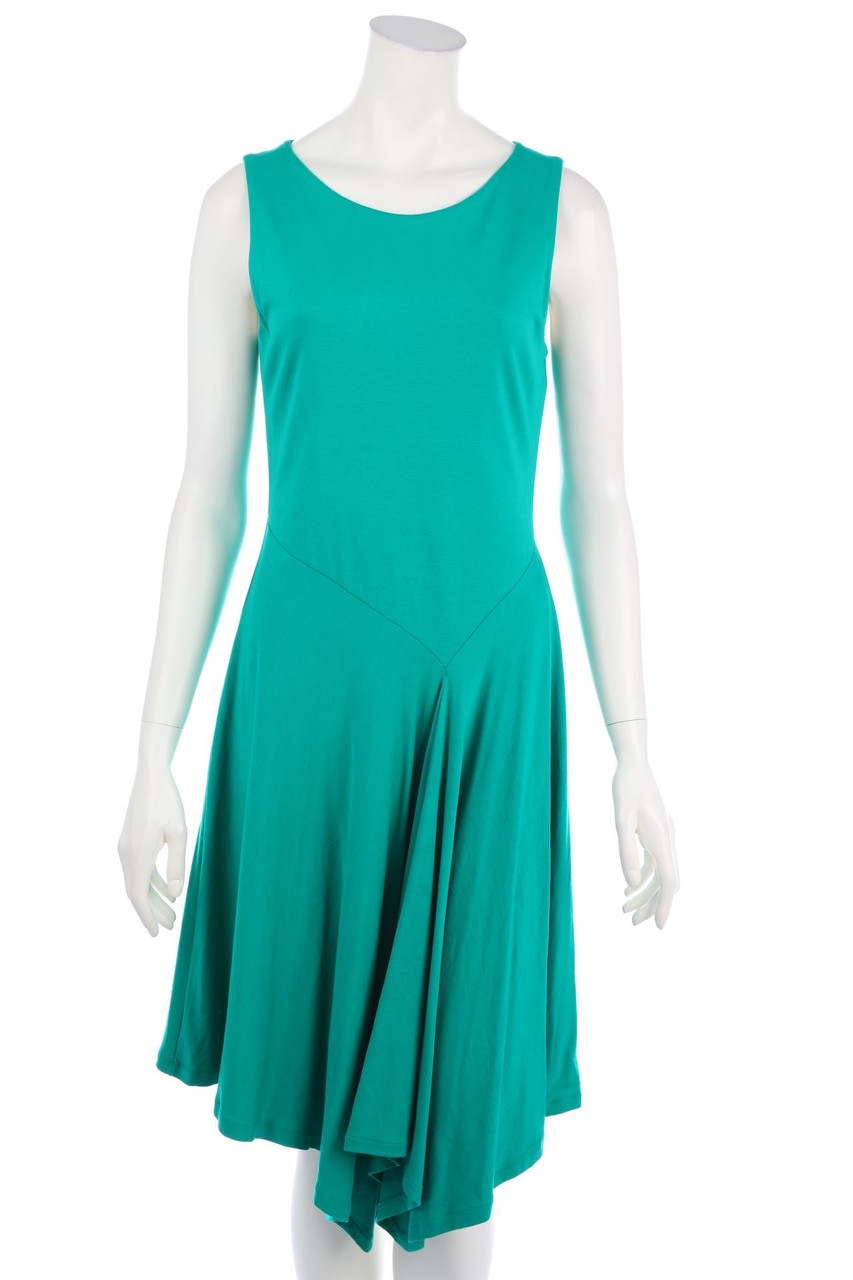 Phase Eight - Maxi Dress, Jersey with Asymmetrical Cut - D 38