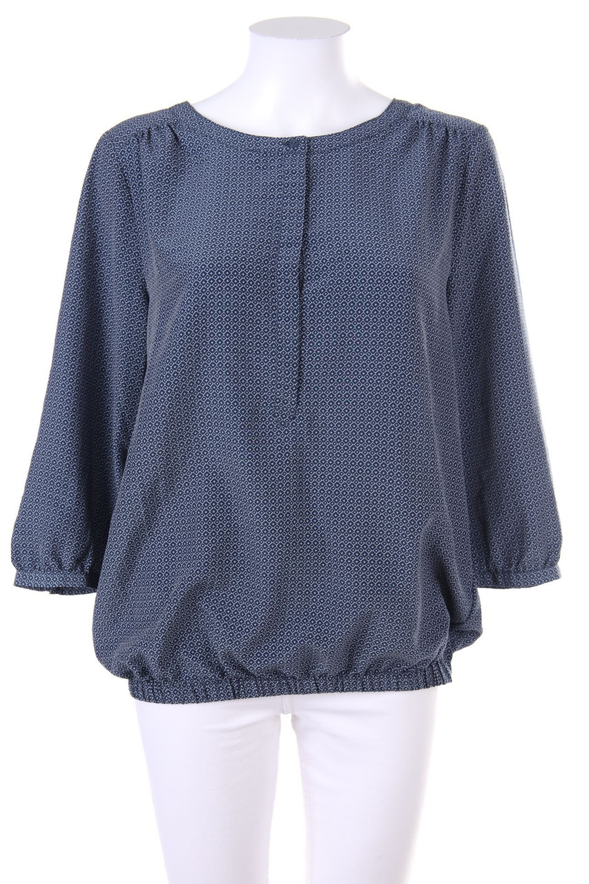 OPUS - Tunika-Bluse mit geometrischem Muster - D 40