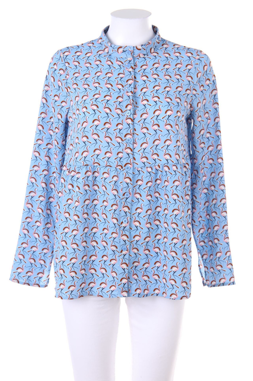 lykkelig - Bluse mit Print - D 36