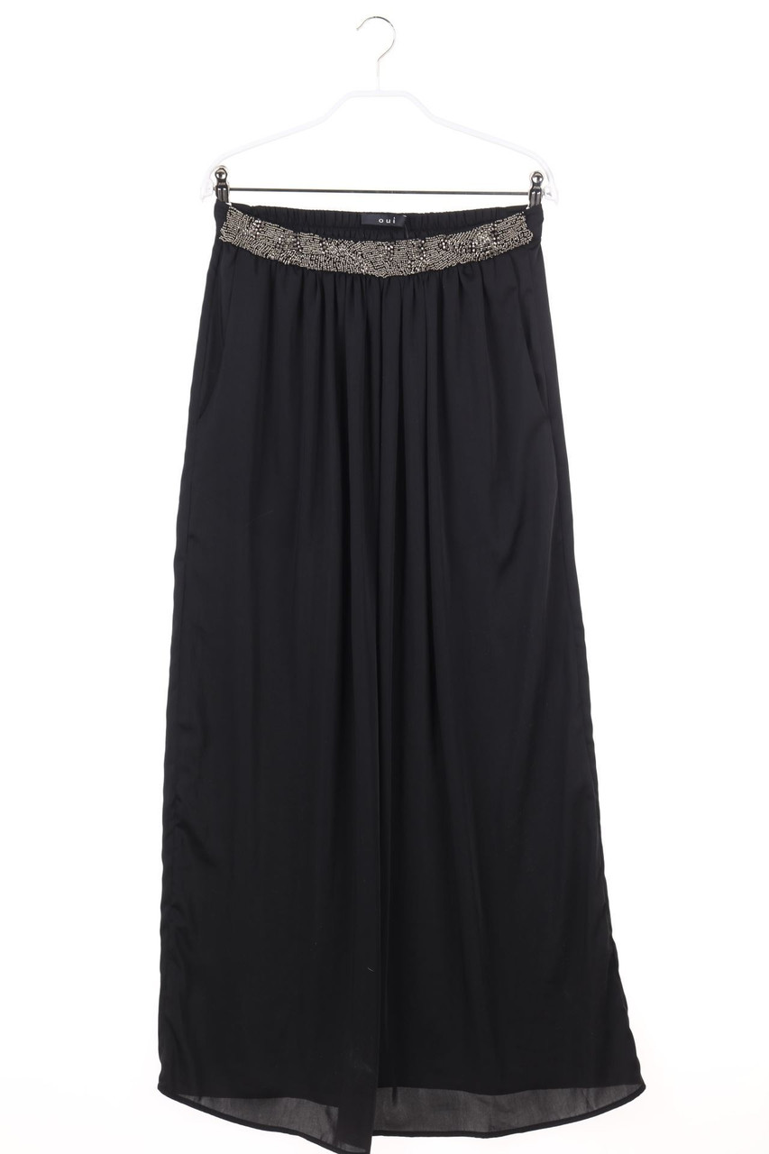 ouí - Satin Skirt with Pearls - D 34