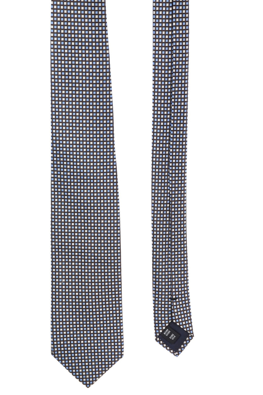 paul kehl - Seiden-Krawatte mit Karo-Muster
