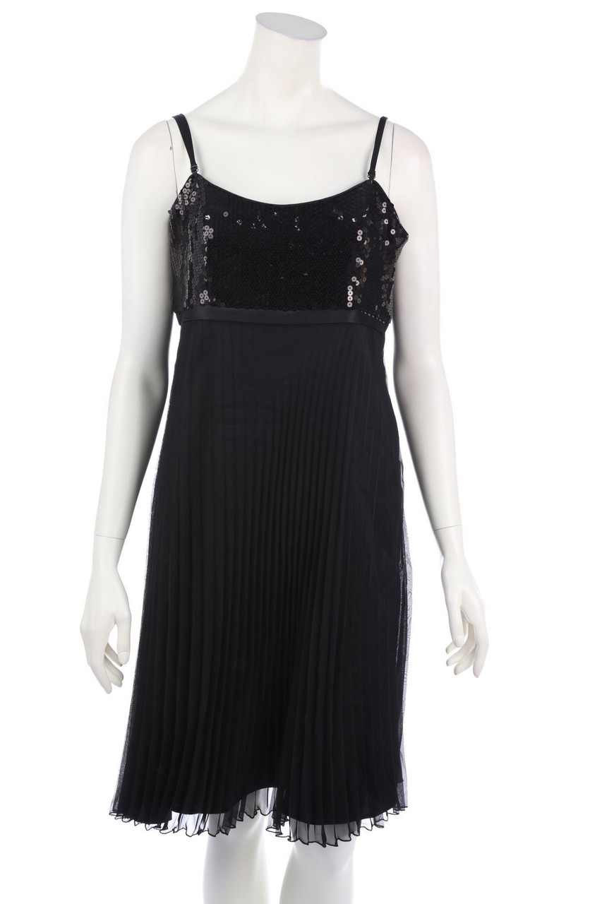 Vera Mont - Plissé-Cocktail Dress with Sequins - D 42