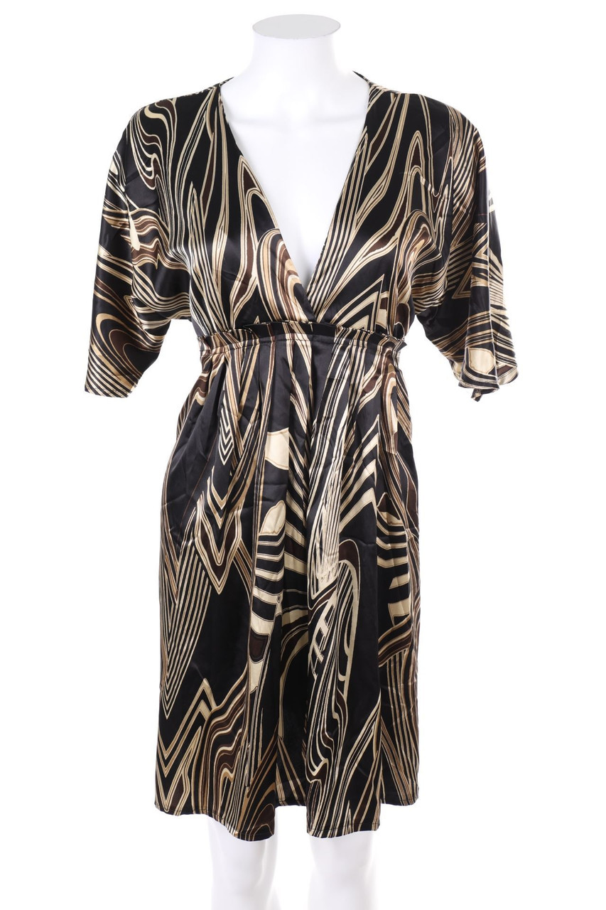 IMPERIAL - Mini Dress, 70s-style with Print - S