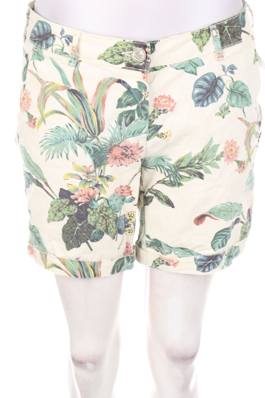 MAISON SCOTCH - Cotton Shorts with Tropical Print - W28