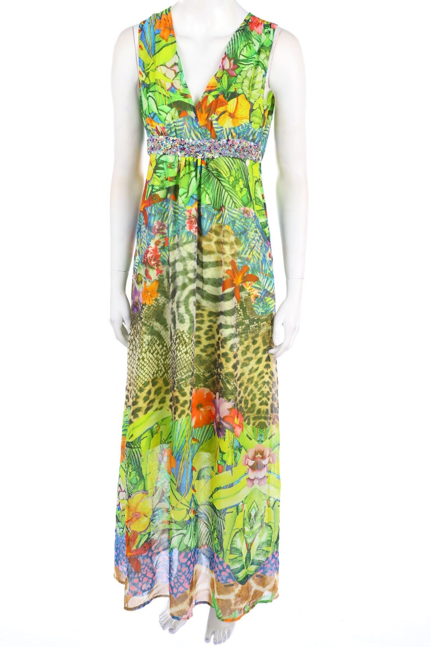 FRACOMINA - Maxi Dress with Sequins - M