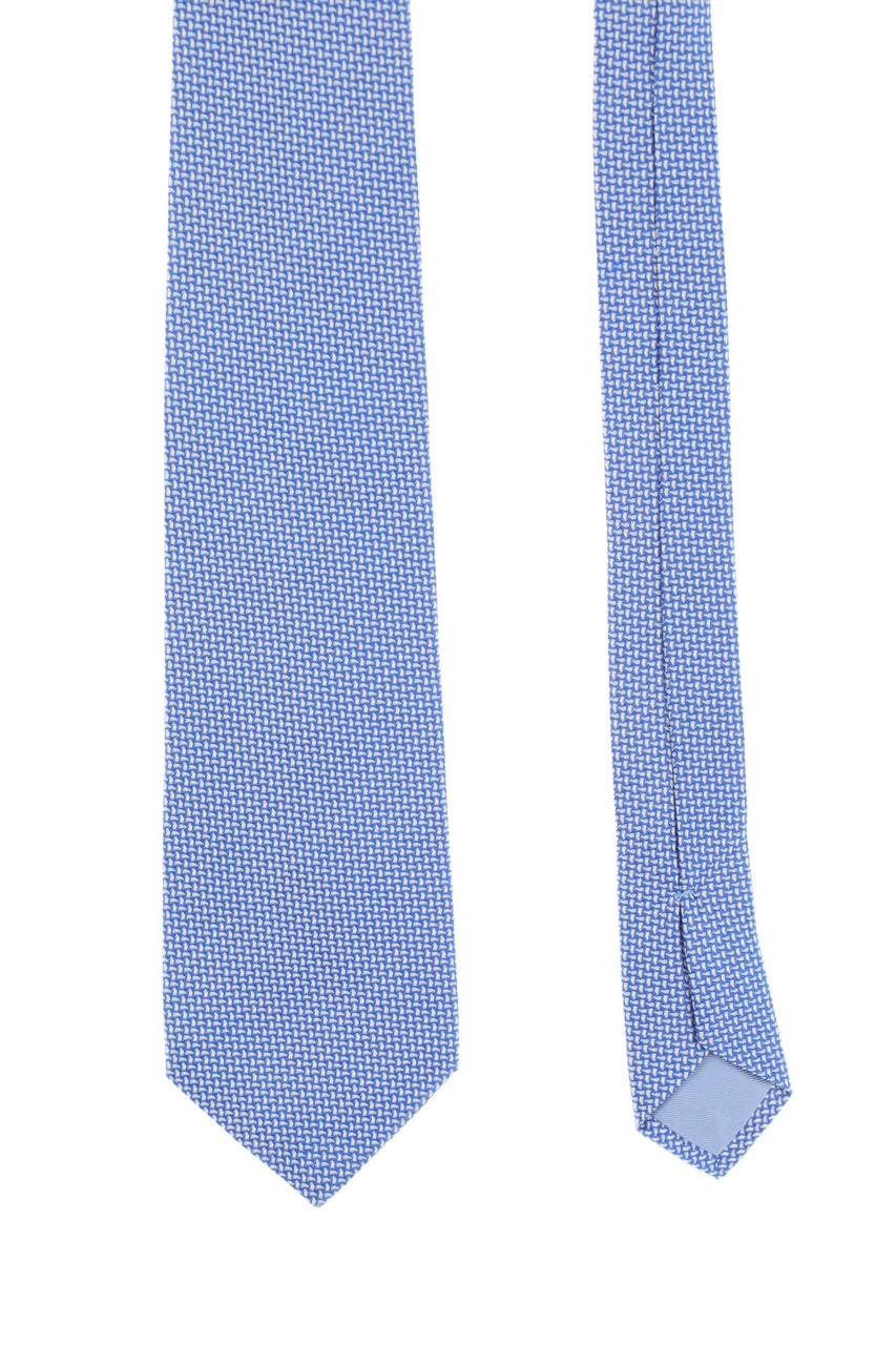 BOGGI Milano - Patterned silk tie with Silk