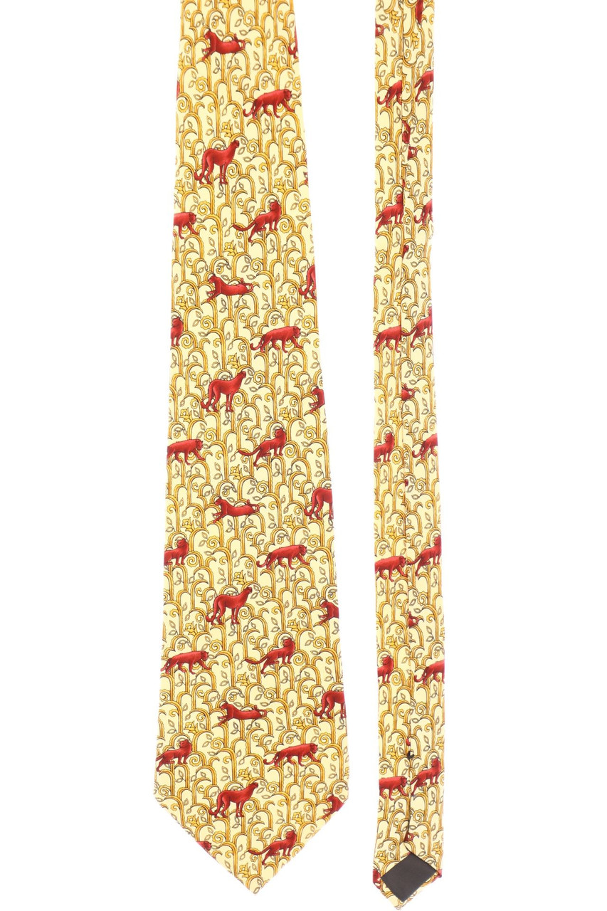 LANVIN PARIS - silk tie with Print