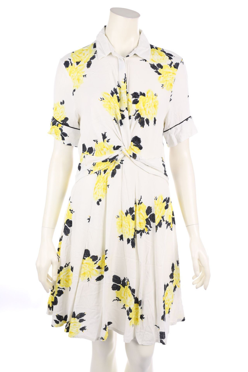 Ganni - dress with Flower Print - M